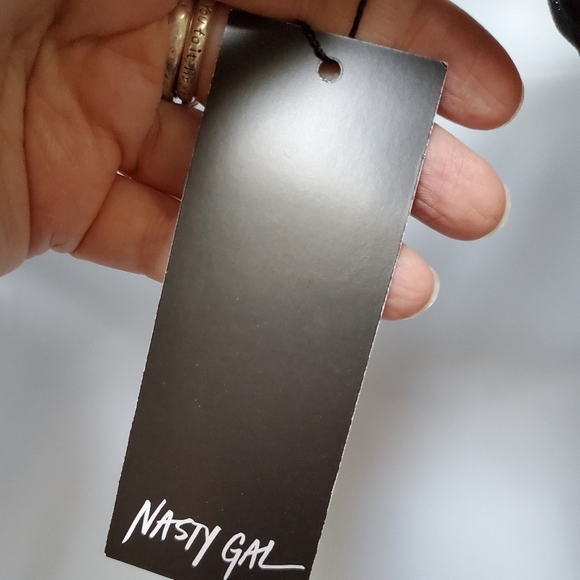 Sheer Corset Strappy Tank by Nasty Gal Collection NWT Size 12 - Picture 5 of 11